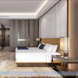 Modern hotel rooms